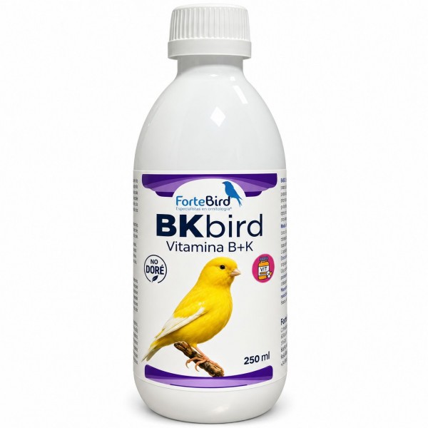 BKBird | La Fórmula Completa con Vitaminas B y K para Aves Saludables ForteBird