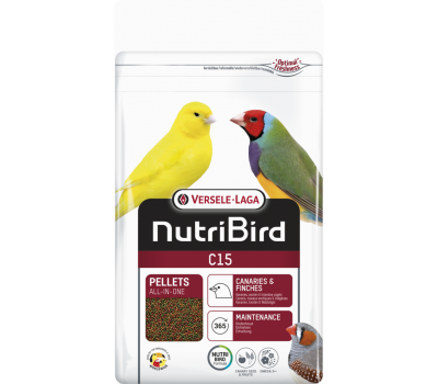 Alimento para canarios y exóticos NutriBird C15 1Kg