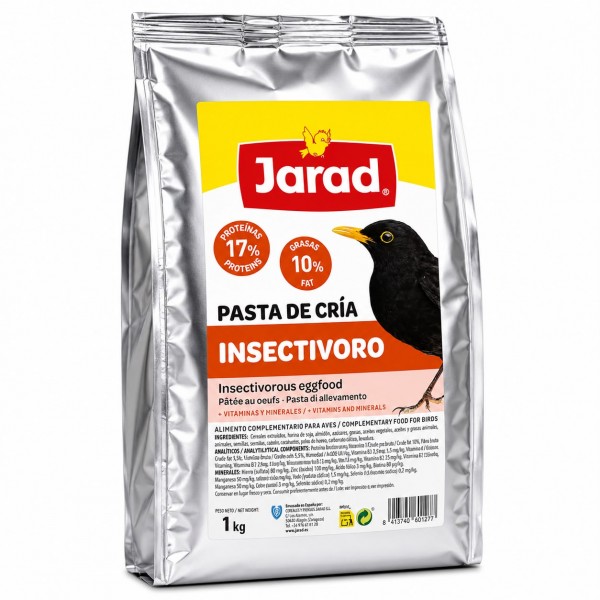 jarad pasta de cria para insectivoros Pastas Mórbidas