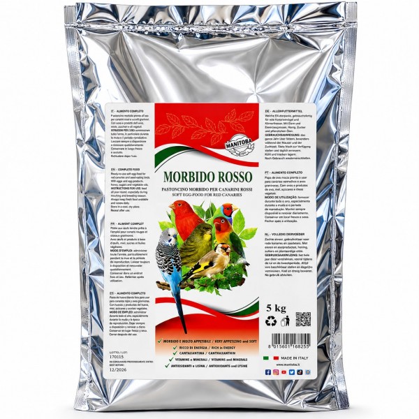 Morbido Rosso 5 kg Chemi Vit (pasta mórbida roja) Pastas Mórbidas