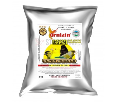 Pienso MS3M Canarios y Spinus Ornizin