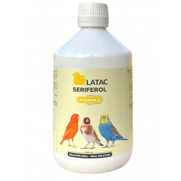Seriferol 500 ml de Latac (vitamina E muy beneficioso durante la cria) Latac