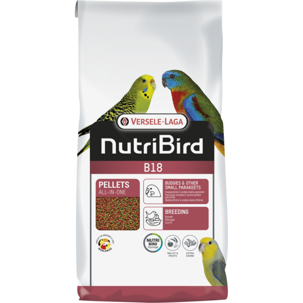 Nutribird B18 (pienso para agapornis y periquitos) Food for lovebirds and nymphs