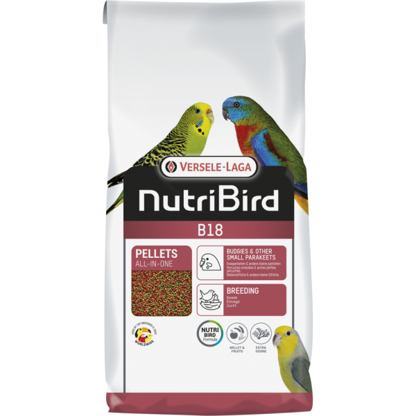 Nutribird B18 (pienso para agapornis y periquitos) Comida para agapornis y ninfas