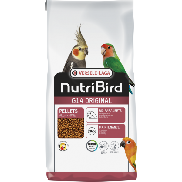 NutriBird G14 Original (pienso para grandes periquitos) Food for lovebirds and nymphs