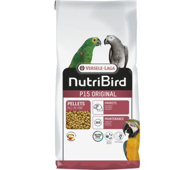 NutriBird P 15 Original (Pienso de mantenimiento completo y equilibrado para papagayos)