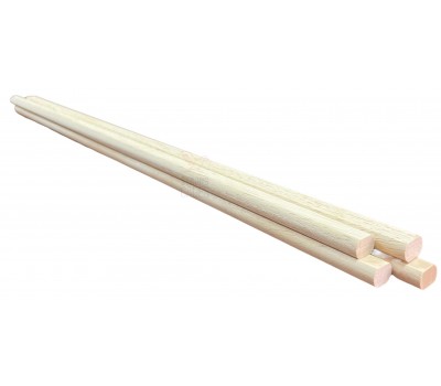 Palo ovalado posadero madera 100 cm (evita herida de patas)