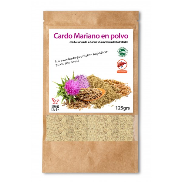 Bote Gammarus deshidratados + Cardo mariano triturado Food goldfinches and wild