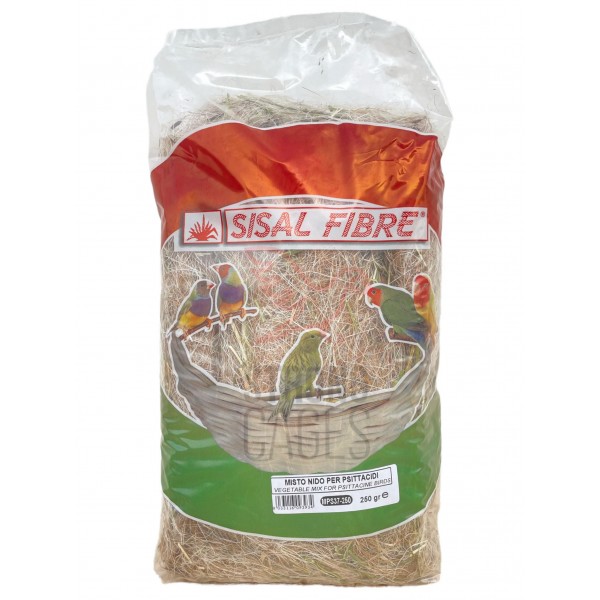 Mixto para Psitácidas con fórmula activa de Sisal Fibre NEST Mixto para Psitácidas con fórmula activa de Sisal Fibre NEST