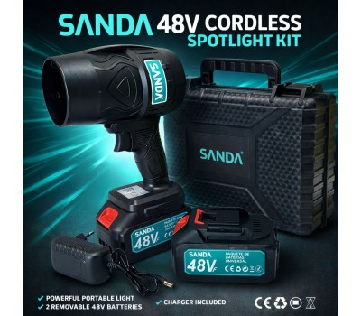 Soplador Turbo Industrial Sanda SD-5938 con Batería 48V