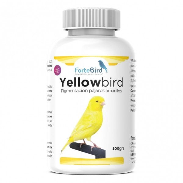 Yellowbird - Pigmentación para canarios amarillos Colorante aves