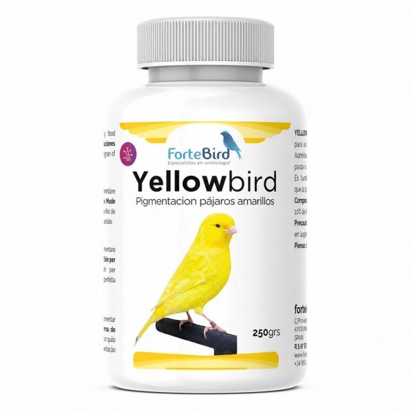 Yellowbird - Pigmentación para canarios amarillos Colorante aves