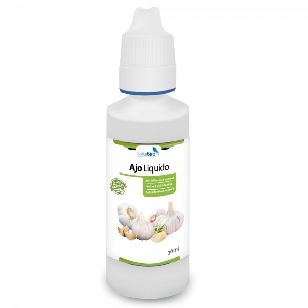 Fortebird Ajo Líquido – Refuerzo Natural del Sistema Inmune en Aves ForteBird Fortebird Ajo Líquido – Refuerzo Natural del Sistema Inmune en Aves ForteBird