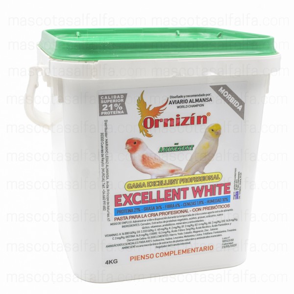 Pasta Excellent Profesional White Ornizin 4 kg Pasta Excellent Profesional White Ornizin 4 kg