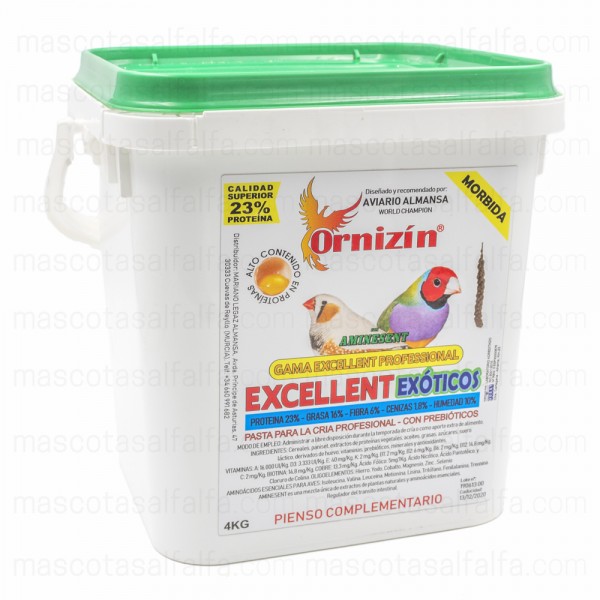 Pasta excellent exóticos mórbida Ornizin Pasta excellent exóticos mórbida Ornizin