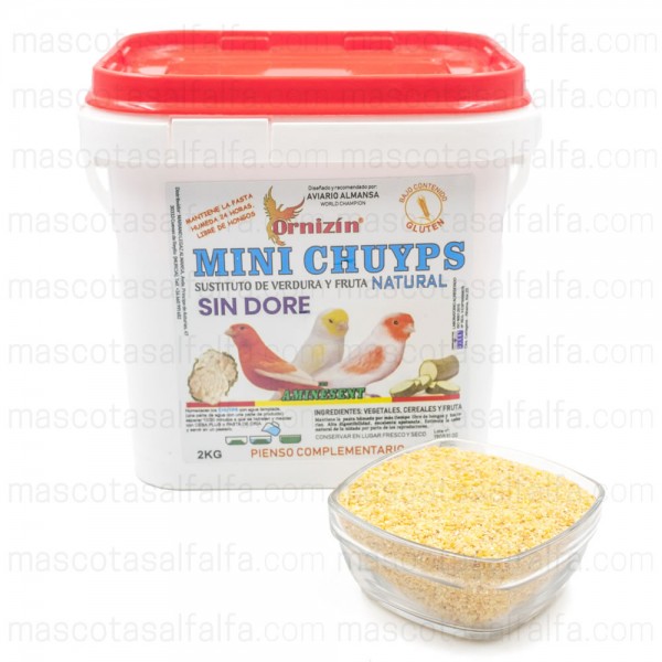 Mini Chuyps Naturales Ornizin NO DORÉ Morbid Perla - Chips