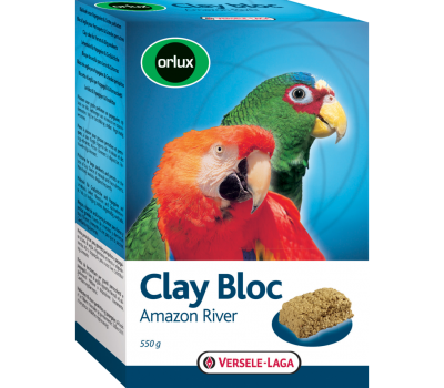 Clay Block Amazon River de Orlux (piedra de arcilla para grandes periquitos y loros)
