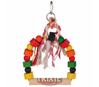Columpio arco coloreado tacos madera 13 X 19 cm