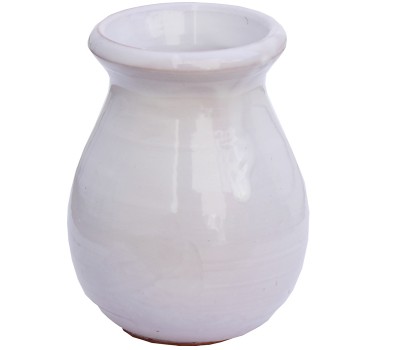 Olleta cerámica blanca