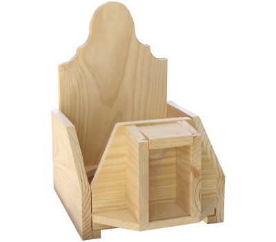 Casillero de madera sencillo