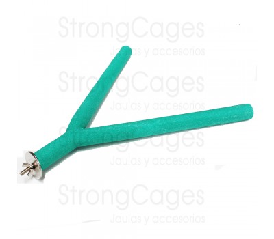 Perch Double StrongCages cotorras