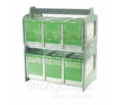 Transportín para pájaros Maleta 6 Secondinos Medios Art. 256