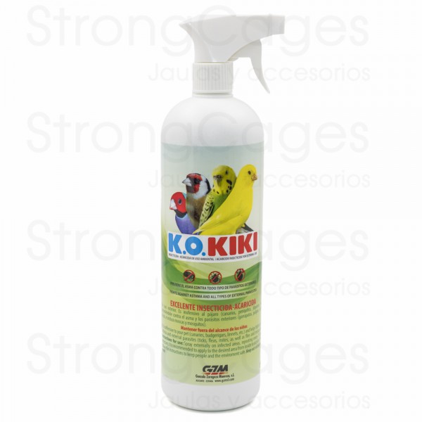 Kiki insecticida - antiparasitario pájaros 1000 ML Higiene 