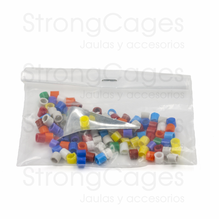 Anillas de plastico 3 mm (100 unds) Anillas de plastico 3 mm (100 unds)