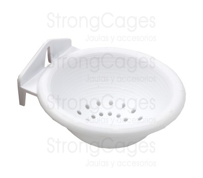 Canarian pan nest on white with hook