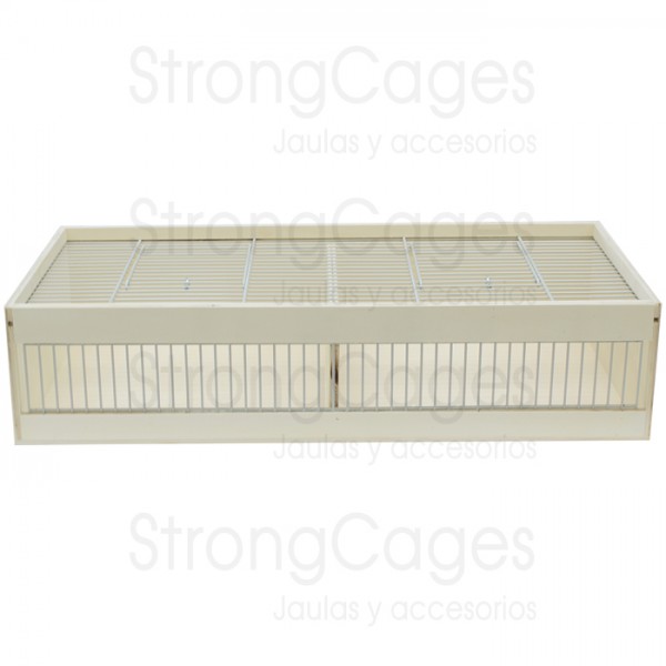 Transport box large, 2 compartments with aeration Transport box large, 2 compartments with aeration