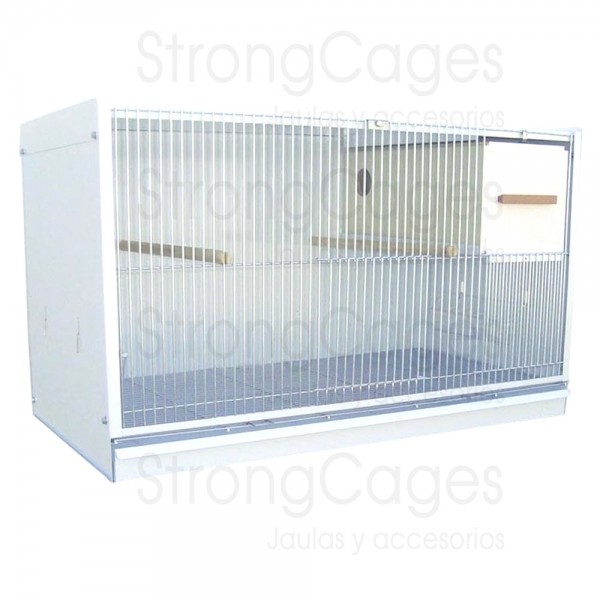 Modulo cría Agapornis 80 cm Blanco Cages for breeding and exhibition