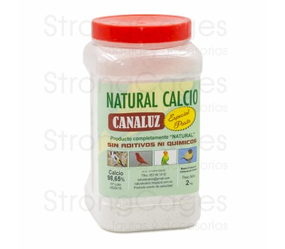 Calcio Natural Canaluz G-00 2 Kg  (rojo)