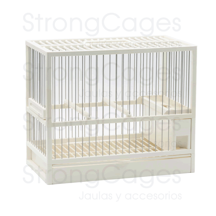 Jaula C-2 Blanca con rejilla Jaula C-2 Blanca con rejilla