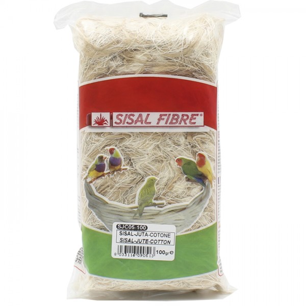 Sisal-Juta Cotone Sisal fibre 100 grs Sisal-Juta Cotone Sisal fibre 100 grs