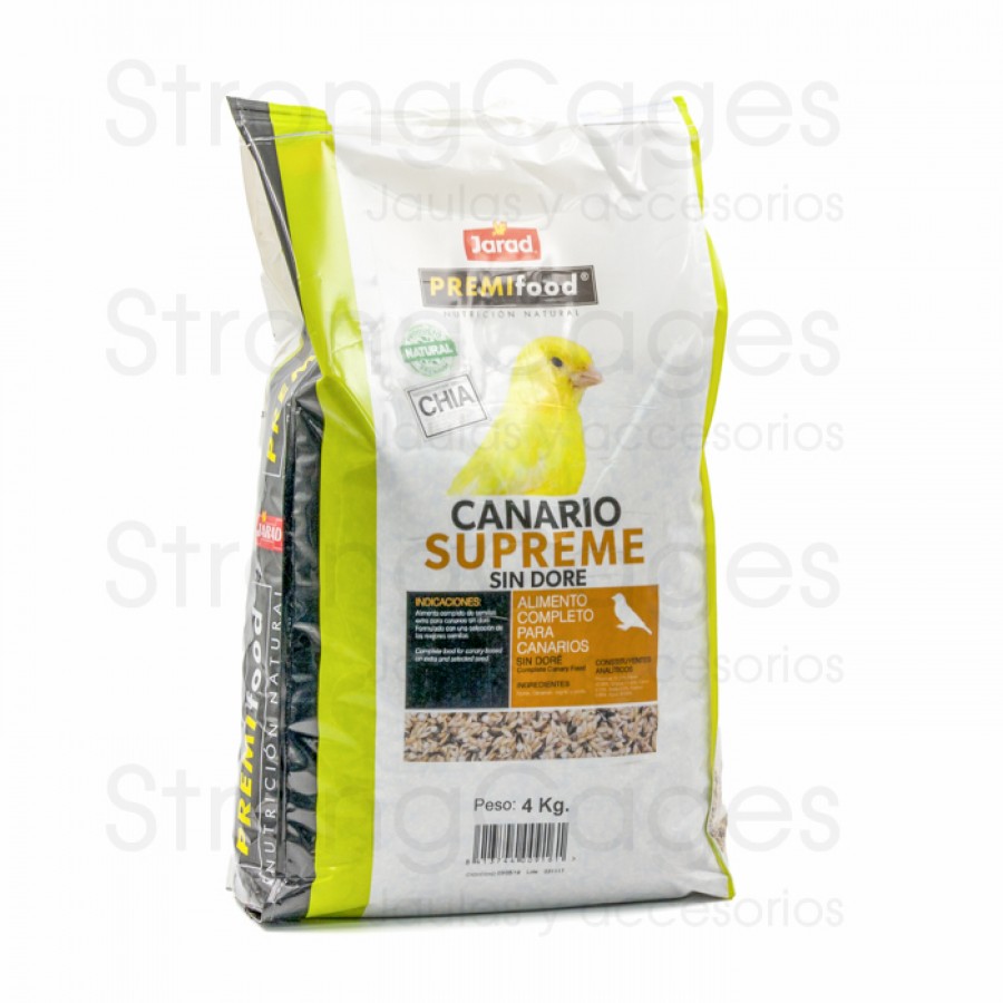 20 kg sin nabina PREMIFOOD Canario Supreme 