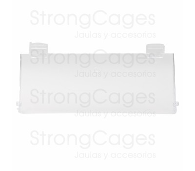 Tapa frontal para cajón transparente