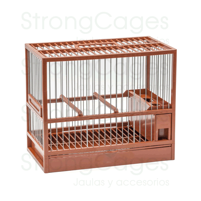 Jaula C-2 Marrón con rejilla Jaula C-2 Marrón con rejilla