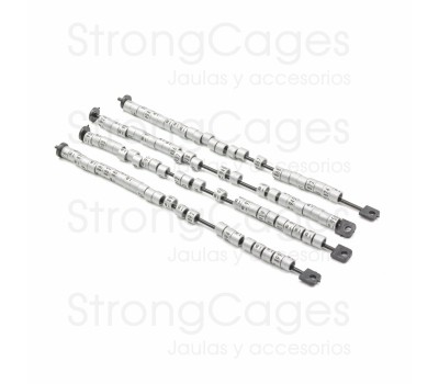 Agapornis / Anillas de Aluminio Grabadas con año y numeradas