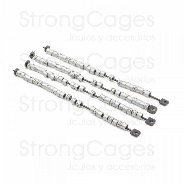 Agapornis / Anillas de Aluminio Grabadas con año y numeradas