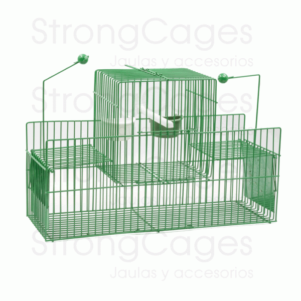 Jaula trampa 2 compartimentos metálica cage trap