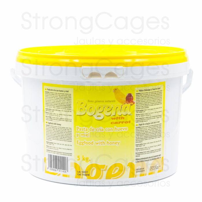 Bogena pasta de cría huevo, miel y zanahoria Bogena pasta de cría huevo, miel y zanahoria
