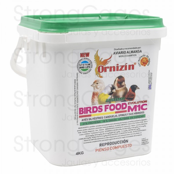 Ornizin pienso M1C para cría fauna Europea Ornizin pienso M1C para cría fauna Europea