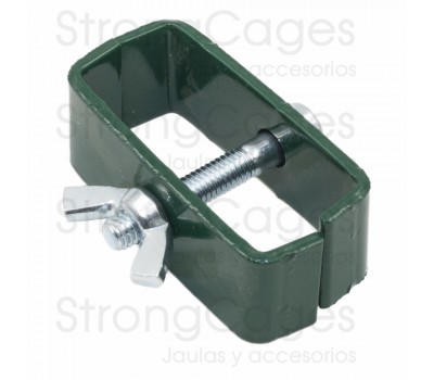 Grapa sujecion de paneles verde