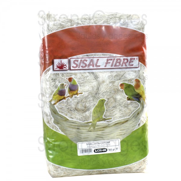 Sisal-Yute-Algodón / Sisal Fibre 500 grs Sisal-Yute-Algodón / Sisal Fibre 500 grs