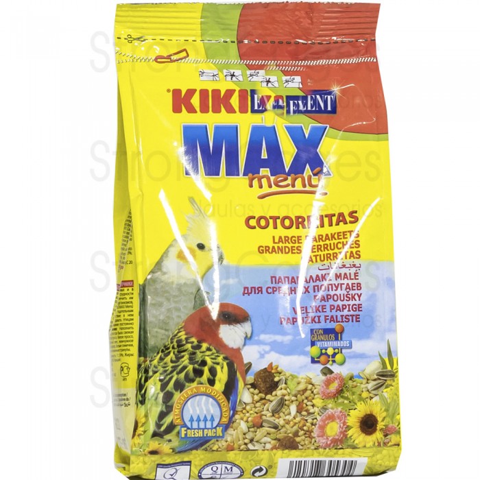 Kiki max menu cotorritas 400 gr Kiki max menu cotorritas 400 gr