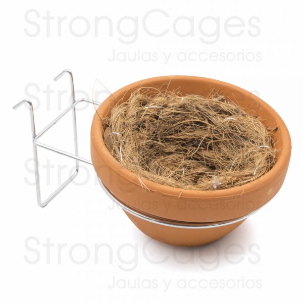 Conjunto nido barro jilguero Conjunto nido barro jilguero