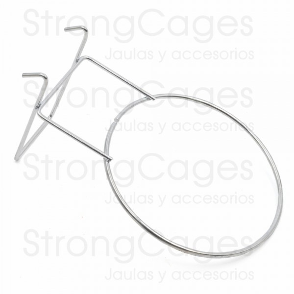 Porta nido acero 1 aro Porta nido acero 1 aro