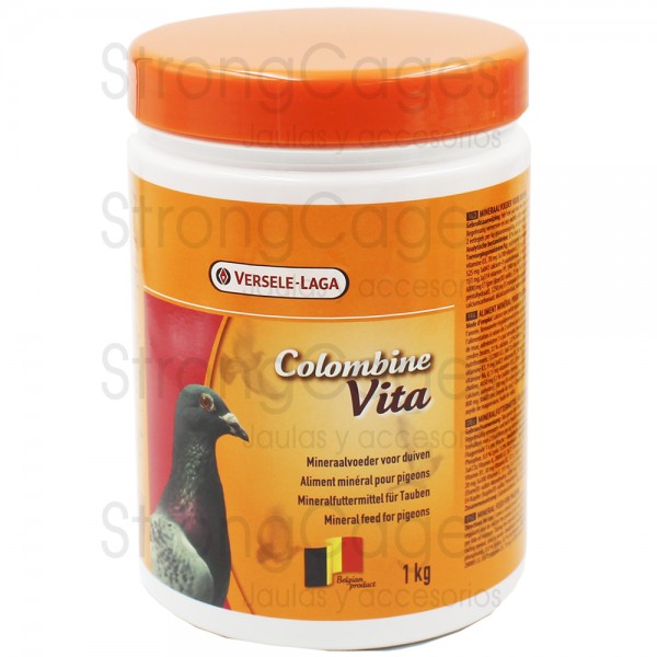 Versele-Laga Colombine Vita 1 kg, (vitaminas, minerales y oligoelementos) Cales - Mineral Grit