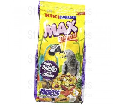 Kiki max menú loros y cotorras 1kg