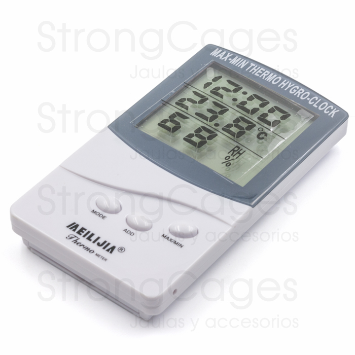 Termometro / Higrometro digital con reloj Termometro / Higrometro digital con reloj